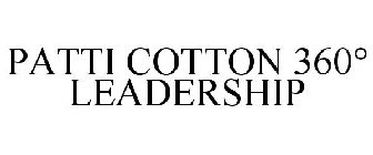PATTI COTTON 360° LEADERSHIP
