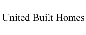 UNITED BUILT HOMES