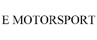 E MOTORSPORT