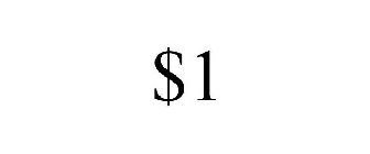 $1