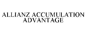 ALLIANZ ACCUMULATION ADVANTAGE