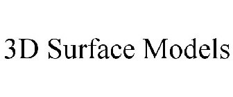 3D SURFACE MODELS
