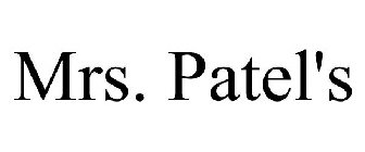 MRS. PATEL'S