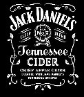 JACK DANIEL'S CRISP OLD NO. 7 BRAND BLEND TENNESSEE CIDER CRISP APPLE CIDER BLENDED WITH JACK DANIEL'S TENNESSEE WHISKEY