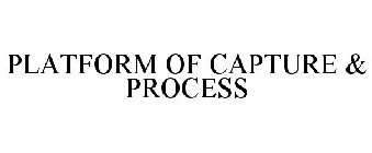 PLATFORM OF CAPTURE & PROCESS