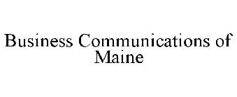 BUSINESS COMMUNICATIONS OF MAINE