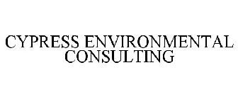 CYPRESS ENVIRONMENTAL CONSULTING