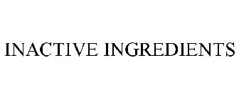 INACTIVE INGREDIENTS