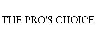 THE PRO'S CHOICE