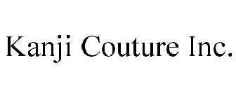 KANJI COUTURE INC.