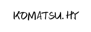 KOMATSU.HY