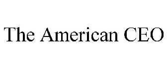 THE AMERICAN CEO