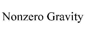 NONZERO GRAVITY