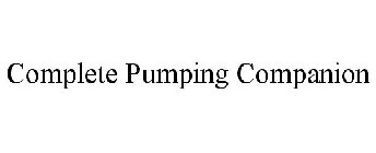 COMPLETE PUMPING COMPANION