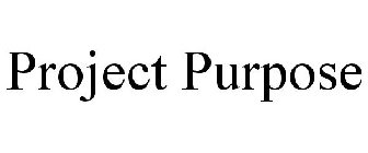 PROJECT PURPOSE