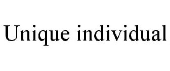 UNIQUE INDIVIDUAL