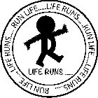 LR LIFE RUNS....RUN LIFE..... LIFE RUNS.....