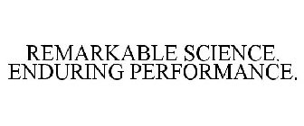 REMARKABLE SCIENCE. ENDURING PERFORMANCE.