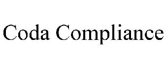 CODA COMPLIANCE