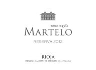 TORRE DE OÑA MARTELO RESERVA 2012 RIOJA DENOMINACIÓN DE ORIGEN CALIFICADA