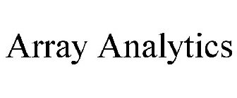 ARRAY ANALYTICS