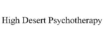 HIGH DESERT PSYCHOTHERAPY