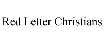 RED LETTER CHRISTIANS