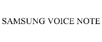 SAMSUNG VOICE NOTE