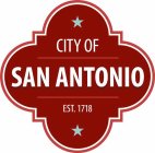 CITY OF SAN ANTONIO EST. 1718