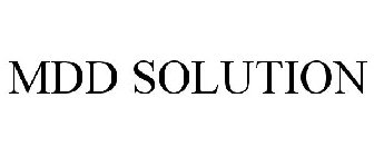 MDD SOLUTION