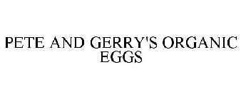 PETE AND GERRY'S ORGANIC EGGS