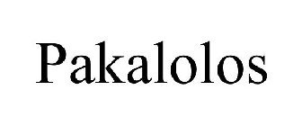 PAKALOLOS