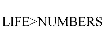 LIFE>NUMBERS