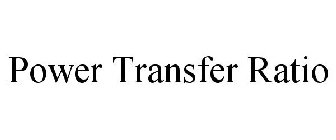 POWER TRANSFER RATIO