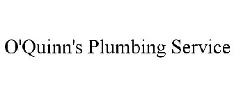 O'QUINN'S PLUMBING SERVICE