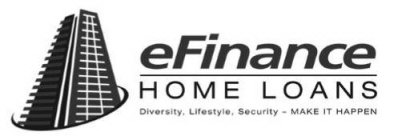 EFINANCE HOME LOANS DIVERSITY, LIFESTYLE, SECURITY - MAKE IT HAPPEN