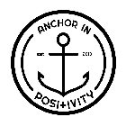 ANCHOR IN POSITIVITY EST 2013