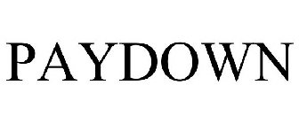 PAYDOWN