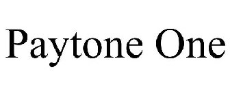 PAYTONE ONE