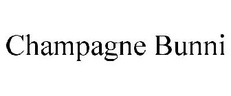 CHAMPAGNE BUNNI