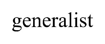 GENERALIST