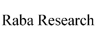 RABA RESEARCH