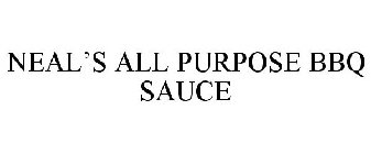 NEAL'S ALL PURPOSE BBQ SAUCE