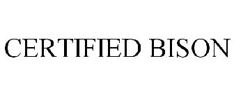 CERTIFIED BISON