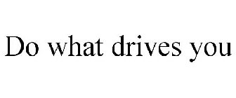 DO WHAT DRIVES YOU