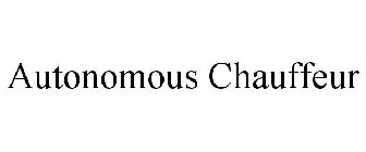 AUTONOMOUS CHAUFFEUR