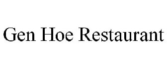 GEN HOE RESTAURANT