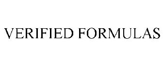 VERIFIED FORMULAS