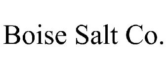 BOISE SALT CO.