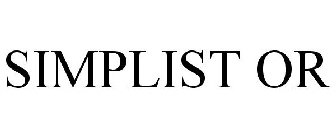 SIMPLIST OR